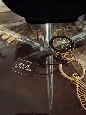 Victoria Secret Keyring Victoria's Secret | Accessories | Victorias Secret Gold Winged Vs Logo ...